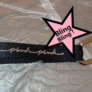 PINK KEYCHAIN BLING RHINESTONES